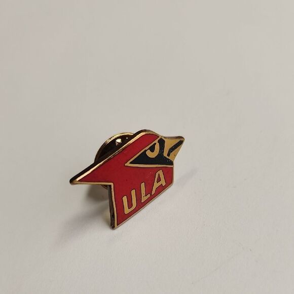 Red and Gold ULA Enamel Pin - Picture 1 of 3